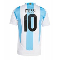 Muški Nogometni Dres Argentina Lionel Messi #10 Domaci Copa America 2024 Kratak Rukav